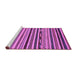 Sideview of Machine Washable Abstract Purple Modern Area Rugs, wshabs2269pur