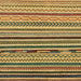 Square Abstract Yellow Modern Rug, abs2269