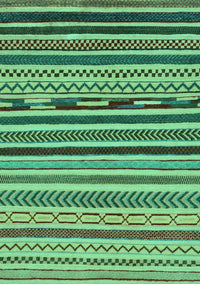 Abstract Turquoise Modern Rug, abs2269turq