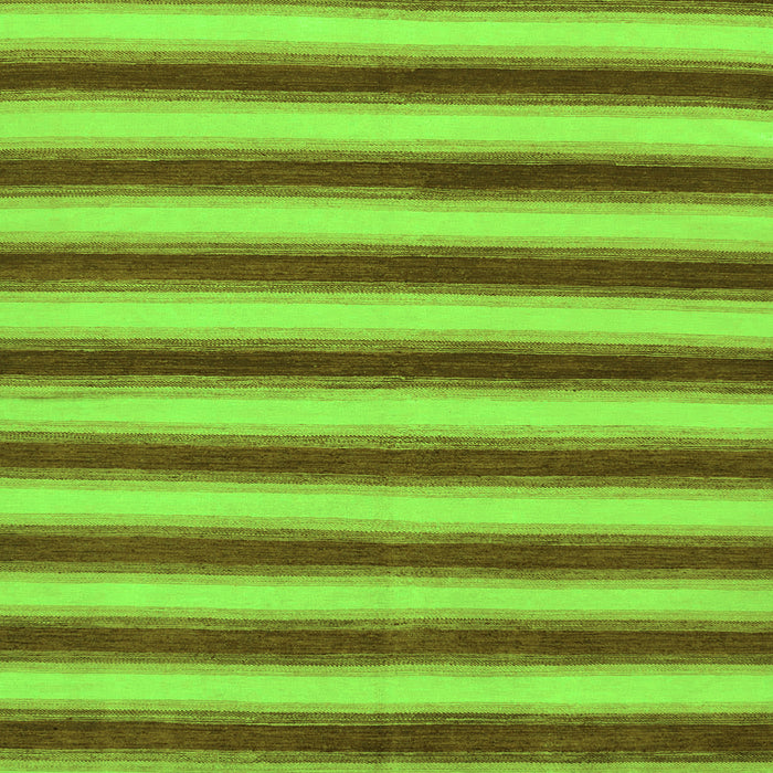 Square Machine Washable Abstract Green Modern Area Rugs, wshabs226grn