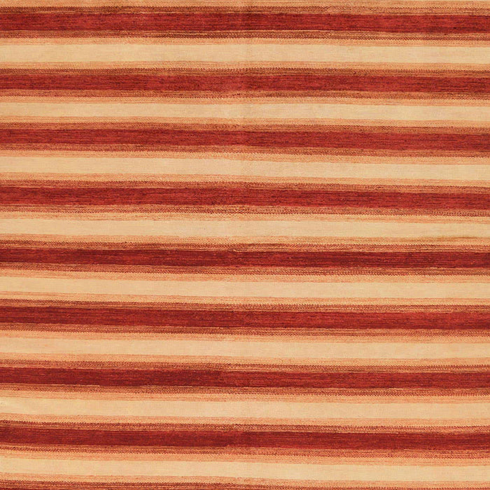 Square Machine Washable Abstract Orange Rug, wshabs226