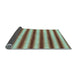 Sideview of Abstract Light Blue Modern Rug, abs226lblu