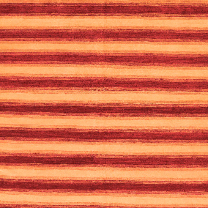 Square Machine Washable Abstract Orange Modern Area Rugs, wshabs226org