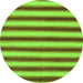 Round Abstract Green Modern Rug, abs226grn