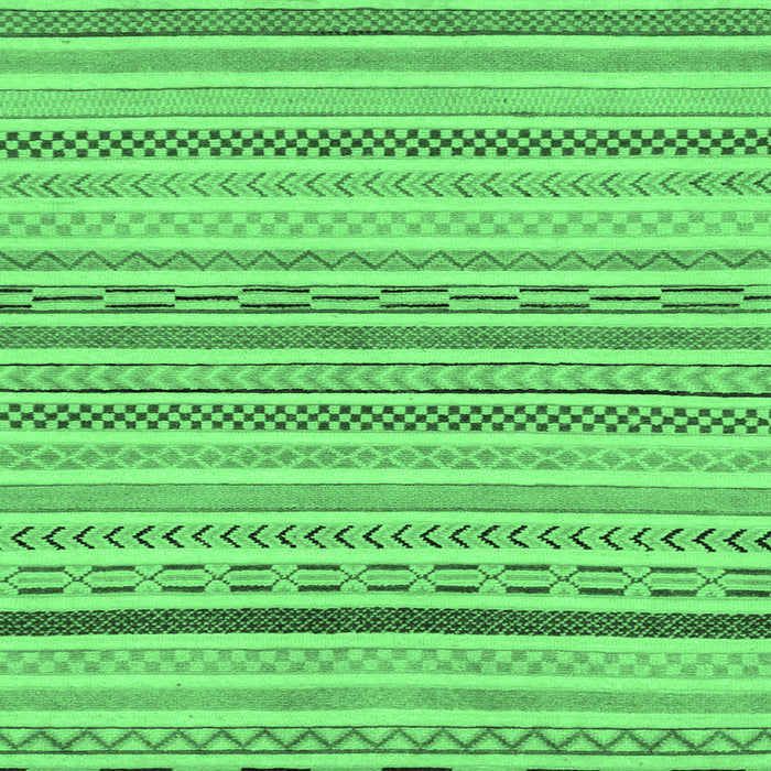 Square Machine Washable Abstract Emerald Green Modern Area Rugs, wshabs2270emgrn
