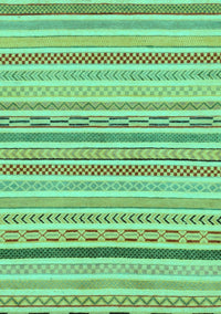 Abstract Turquoise Modern Rug, abs2270turq