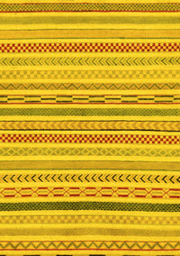 Abstract Yellow Modern Rug, abs2270yw