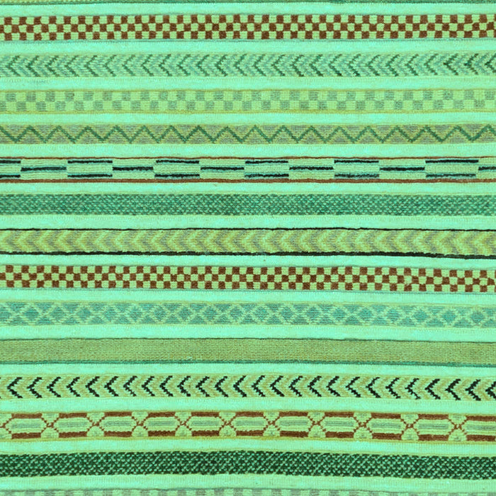 Machine Washable Abstract Turquoise Modern Area Rugs, wshabs2270turq