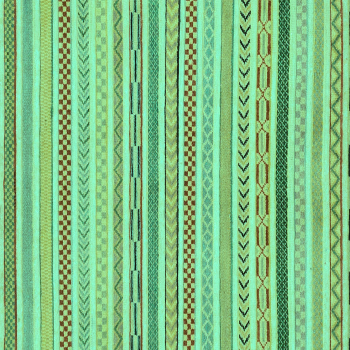 Square Machine Washable Abstract Turquoise Modern Area Rugs, wshabs2270turq