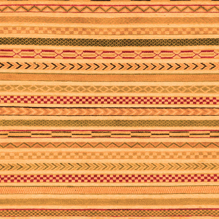 Square Abstract Orange Modern Rug, abs2270org