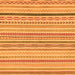 Square Abstract Orange Modern Rug, abs2270org