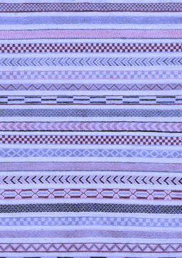 Abstract Blue Modern Rug, abs2270blu
