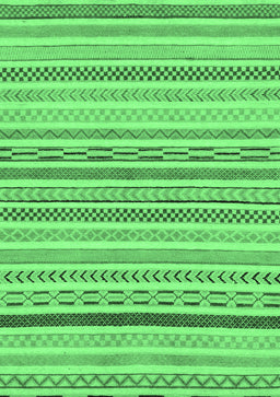 Abstract Emerald Green Modern Rug, abs2270emgrn