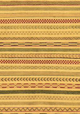 Abstract Brown Modern Rug, abs2270brn