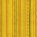 Square Abstract Yellow Modern Rug, abs2270yw