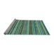 Sideview of Machine Washable Abstract Light Blue Modern Rug, wshabs2271lblu