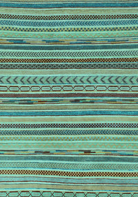 Abstract Light Blue Modern Rug, abs2271lblu