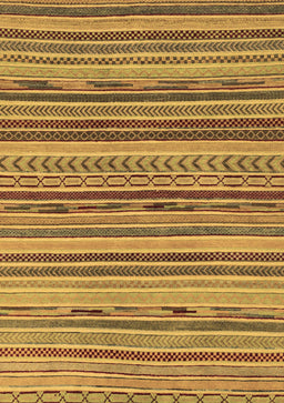 Abstract Brown Modern Rug, abs2271brn
