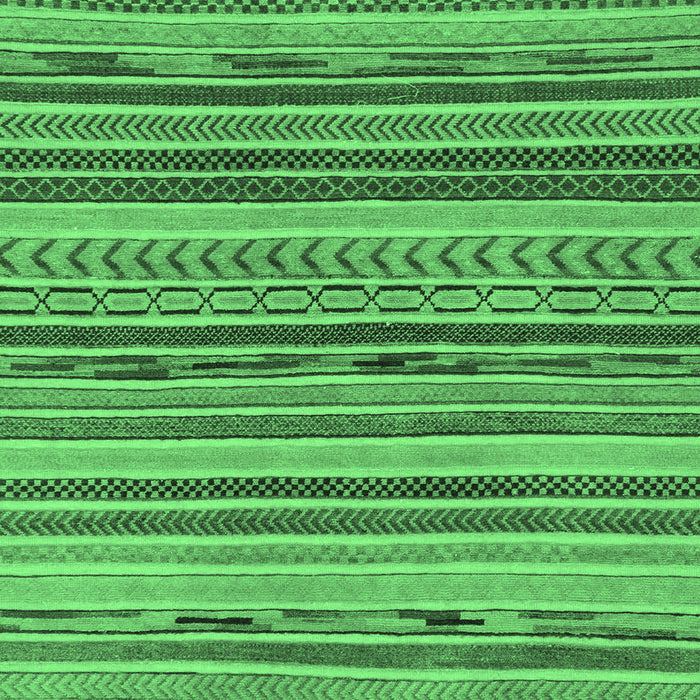 Machine Washable Abstract Emerald Green Modern Area Rugs, wshabs2271emgrn