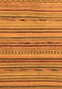 Abstract Orange Modern Rug, abs2271org