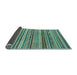 Sideview of Abstract Light Blue Modern Rug, abs2271lblu