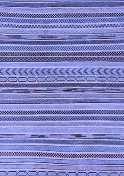 Abstract Blue Modern Rug, abs2271blu