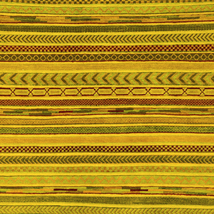 Machine Washable Abstract Yellow Modern Rug, wshabs2271yw