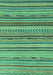 Abstract Turquoise Modern Rug, abs2271turq