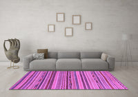 Machine Washable Abstract Purple Modern Rug, wshabs2271pur