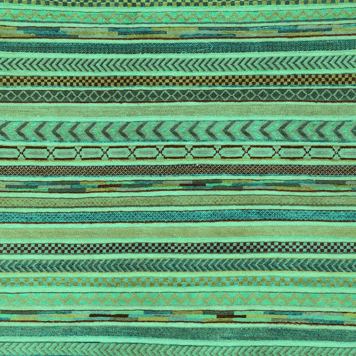 Machine Washable Abstract Turquoise Modern Area Rugs, wshabs2271turq
