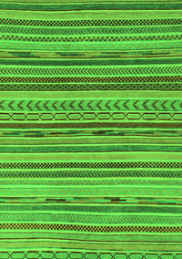 Abstract Green Modern Rug, abs2271grn