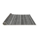 Sideview of Abstract Gray Modern Rug, abs2271gry