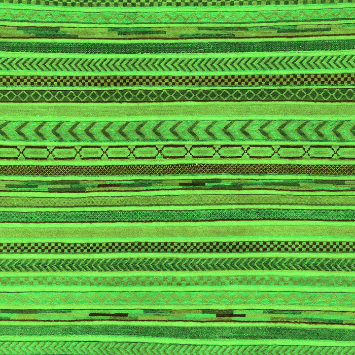 Machine Washable Abstract Green Modern Area Rugs, wshabs2271grn