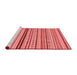 Modern Red Washable Rugs