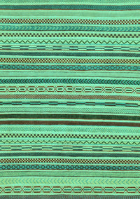 Abstract Turquoise Modern Rug, abs2272turq