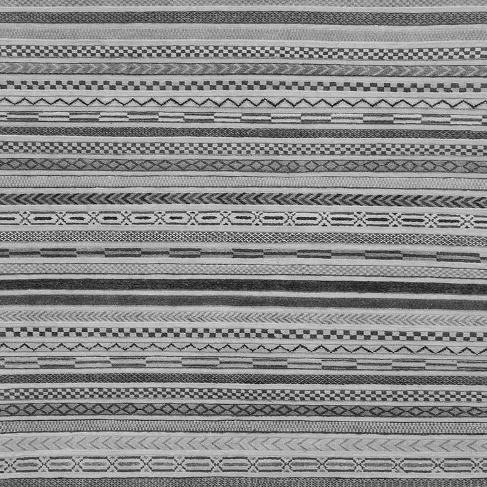 Square Abstract Gray Modern Rug, abs2272gry