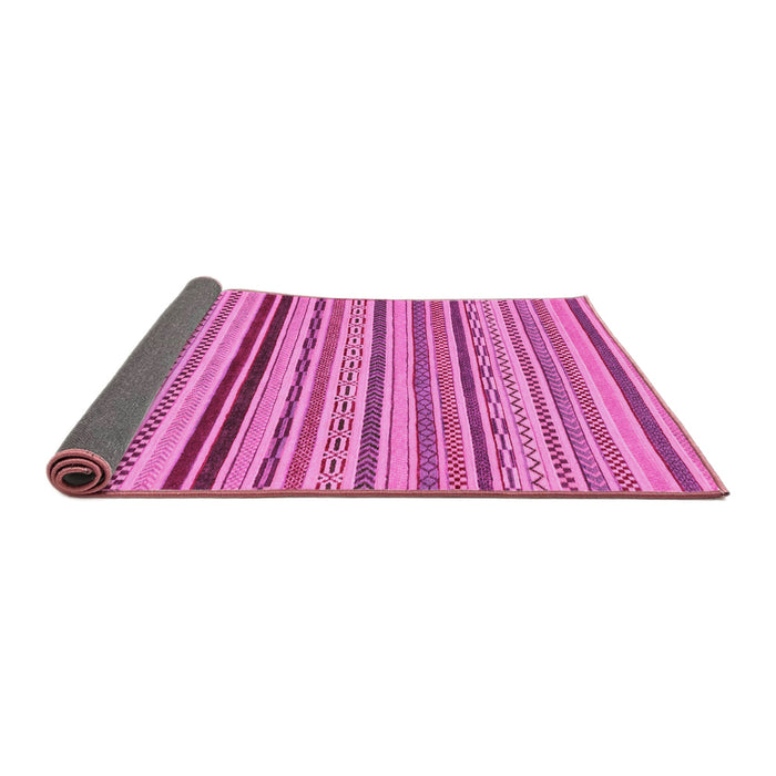 Sideview of Abstract Pink Modern Rug, abs2272pnk