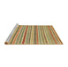 Sideview of Machine Washable Abstract Light Brown Rug, wshabs2273