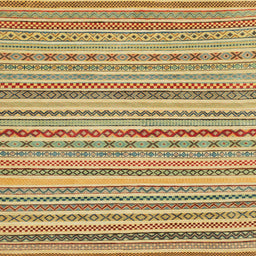 Square Abstract Light Brown Modern Rug, abs2273