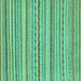 Square Abstract Turquoise Modern Rug, abs2273turq