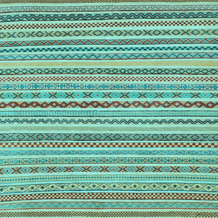 Square Machine Washable Abstract Light Blue Modern Rug, wshabs2273lblu