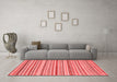 Modern Red Washable Rugs