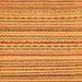 Square Machine Washable Abstract Orange Modern Area Rugs, wshabs2273org