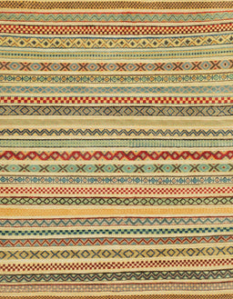 Abstract Light Brown Modern Rug, abs2273