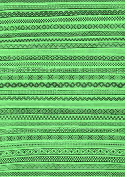 Abstract Emerald Green Modern Rug, abs2273emgrn