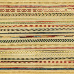 Square Abstract Chrome Gold Yellow Modern Rug, abs2274