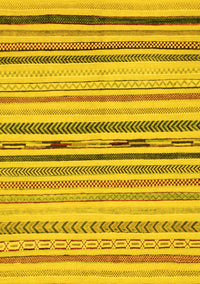 Abstract Yellow Modern Rug, abs2274yw