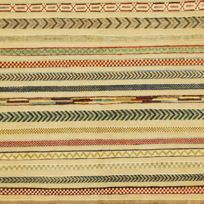 Machine Washable Abstract Chrome Gold Yellow Rug, wshabs2274