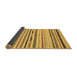 Sideview of Abstract Brown Modern Rug, abs2274brn