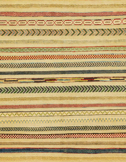 Abstract Chrome Gold Yellow Modern Rug, abs2274